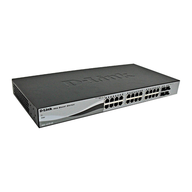 Switch Web Smart D-Link DGS-1210-28, 24 puertos GbE + 4 SFP (administrable)