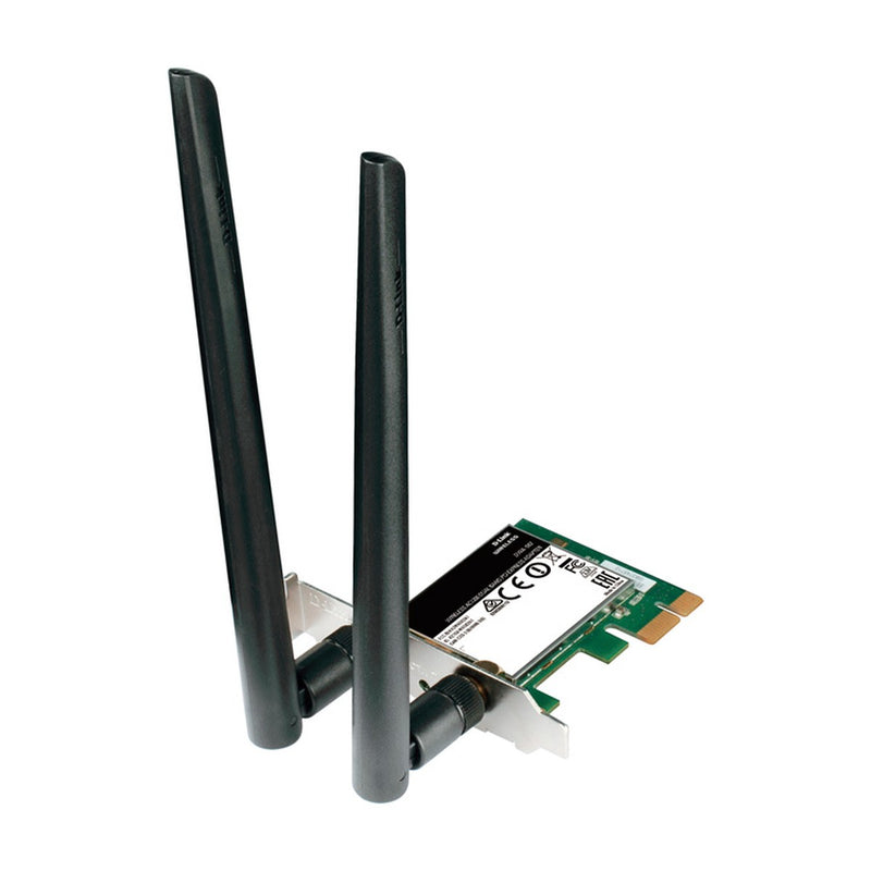 Tarjeta de Red Wi-Fi D-Link DWA-582 AC1200 Doble Banda (PCI-Express, 2 Antenas)