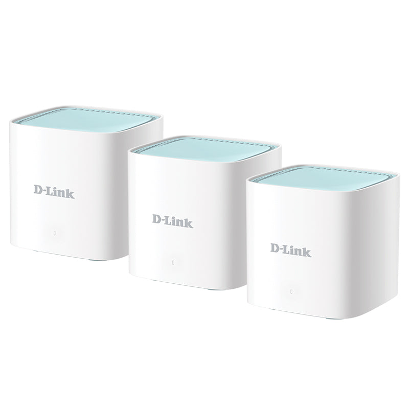 Sistema Wi-Fi 6 Mesh D-Link M15 AX1500 (pack de 3, doble banda con IA)