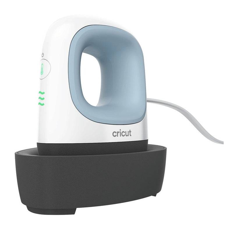 Prensa de Calor Cricut EasyPress Mini Zen Blue (3 niveles de calor, hasta 205 °C, placa cerámica)