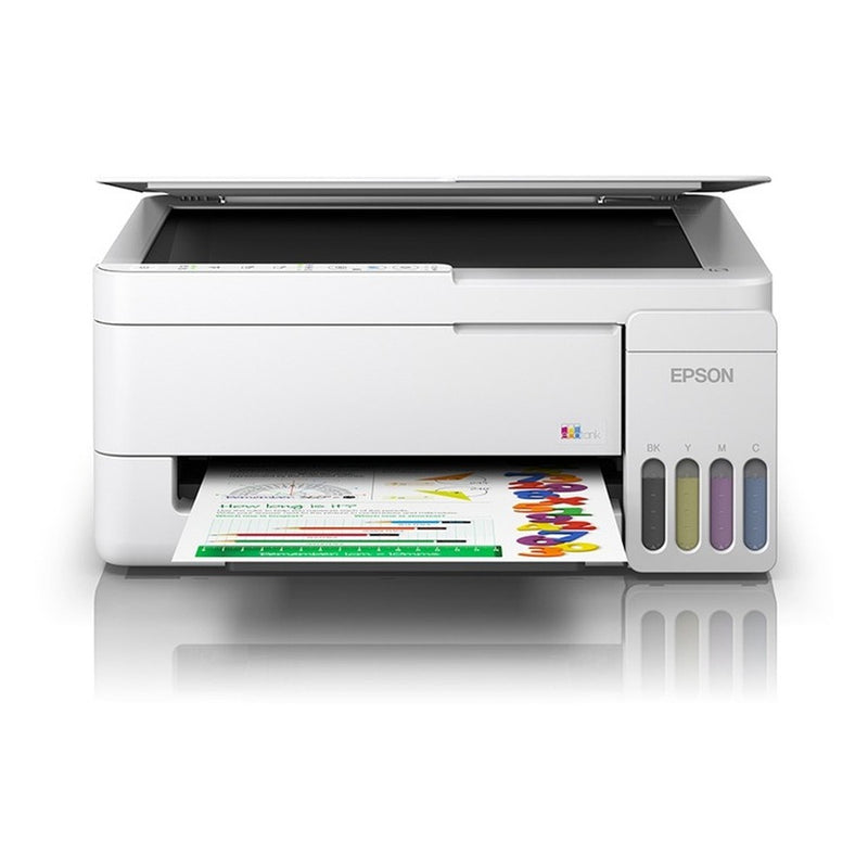 Impresora Multifuncional Epson EcoTank L3352 (Imprime, Copia, Escanea, Wi-Fi, Tanque de Tinta, Blanca)