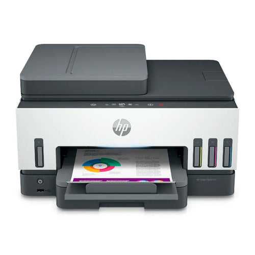 Impresora Multifuncional de Tinta Continua HP Smart Tank 790 (imprime/escanea/copia/fax, Wi-Fi, ADF)