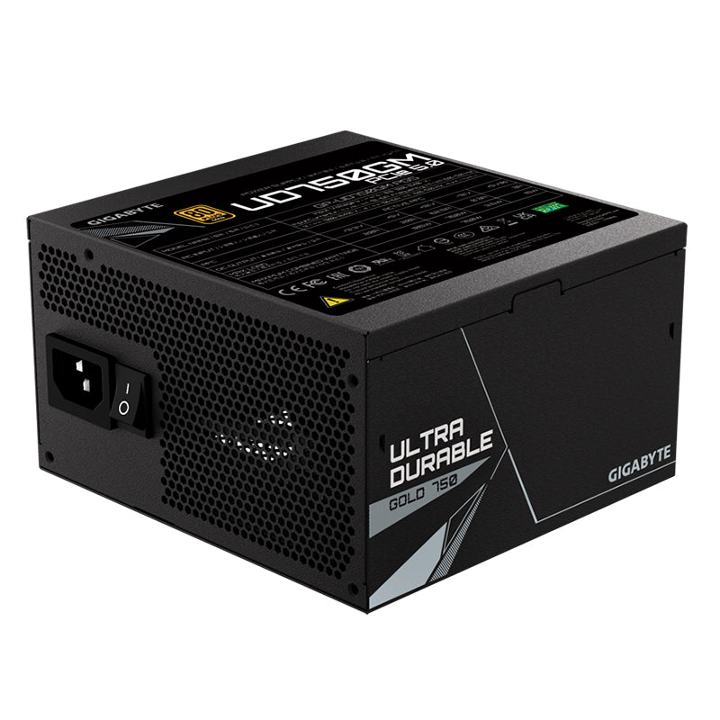 Fuente de Poder Gigabyte UD750GM PG5 750W Modular (ATX, 80 Plus Gold)