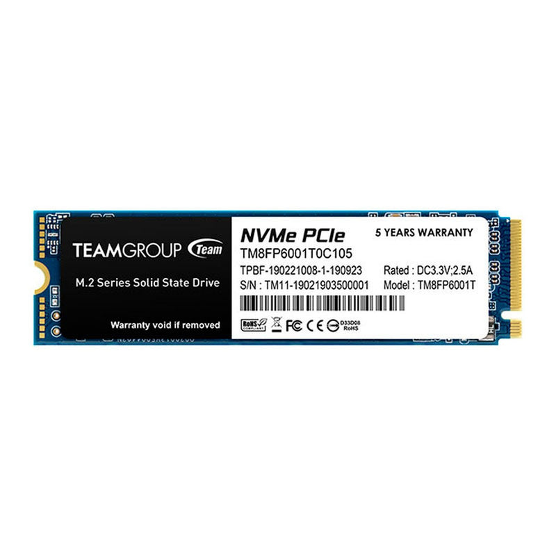 SSD TeamGroup MP33 1TB M.2 NVMe PCIe 3.0 (1800/1500 MB/s)