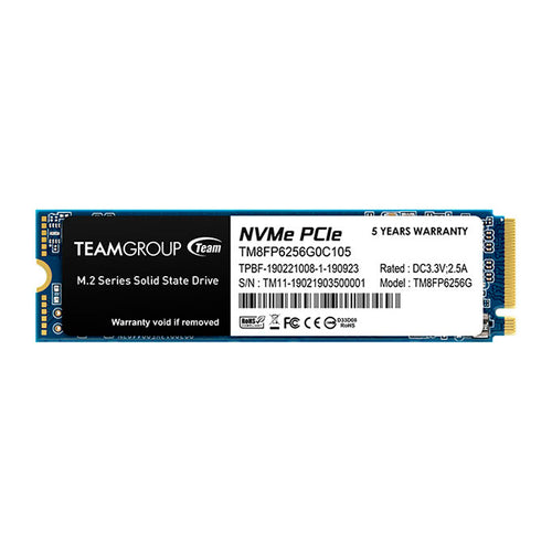 SSD TeamGroup MP33 256GB M.2 NVMe PCIe 3.0 (1600/1000 MB/s)