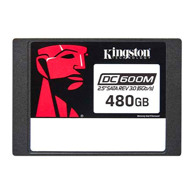 SSD Servidor Kingston DC600M 480GB (SATA 2.5", Data Center, PLP, AES)