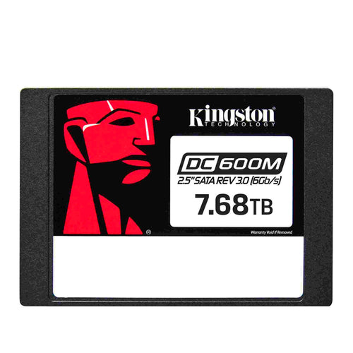 SSD Servidor Kingston DC600M 7.68TB (SATA 2.5", Data Center, PLP, AES)