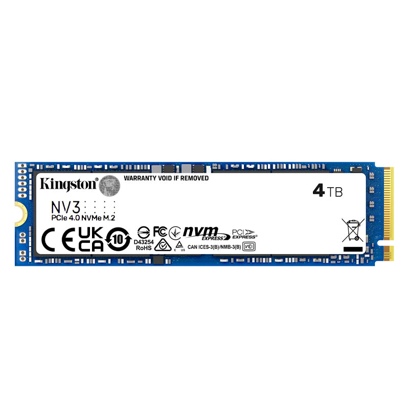 SSD Kingston NV3 4TB M.2 NVMe PCIe 4.0 (6000/5000 MB/s)