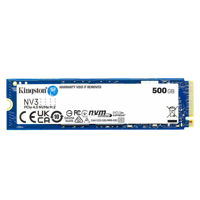 SSD Kingston NV3 500GB M.2 NVMe PCIe 4.0 (5000/3000 MB/s)