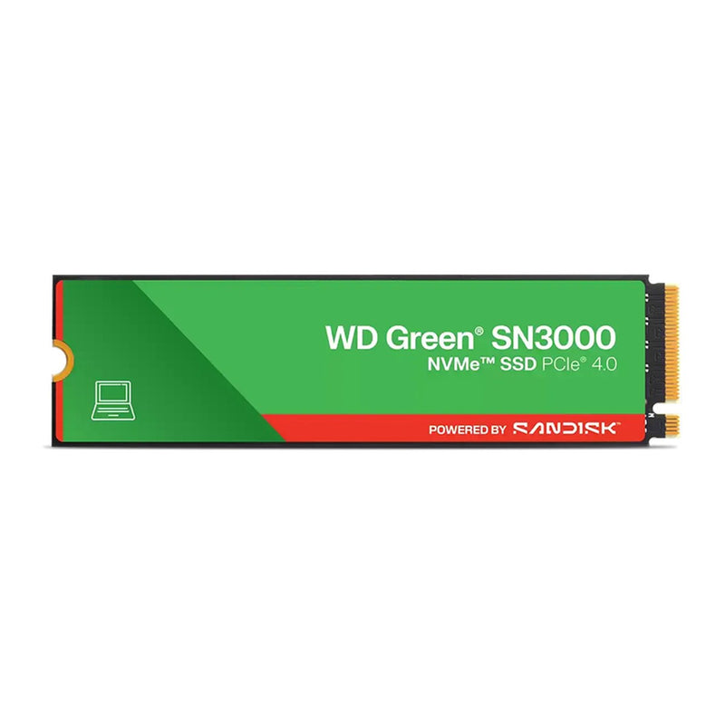SSD WD Green SN3000 500GB M.2 NVMe PCIe 4.0 (5000/4100 MB/s)