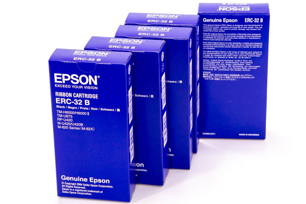 Cinta de Impresion Epson ERC-32B, color negro