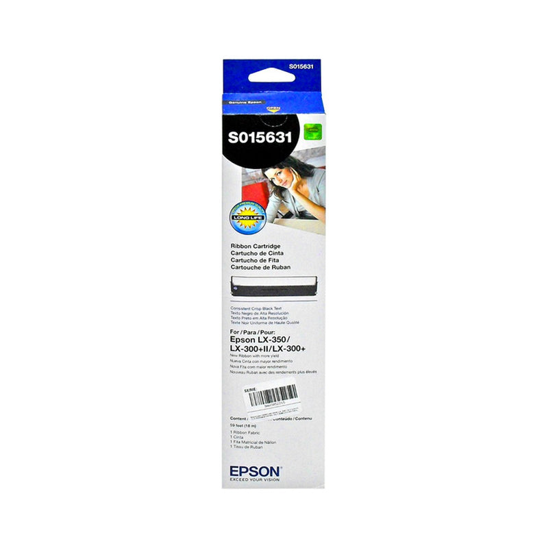 Cinta Epson S015631 Negra para Impresora Matricial LX-350
