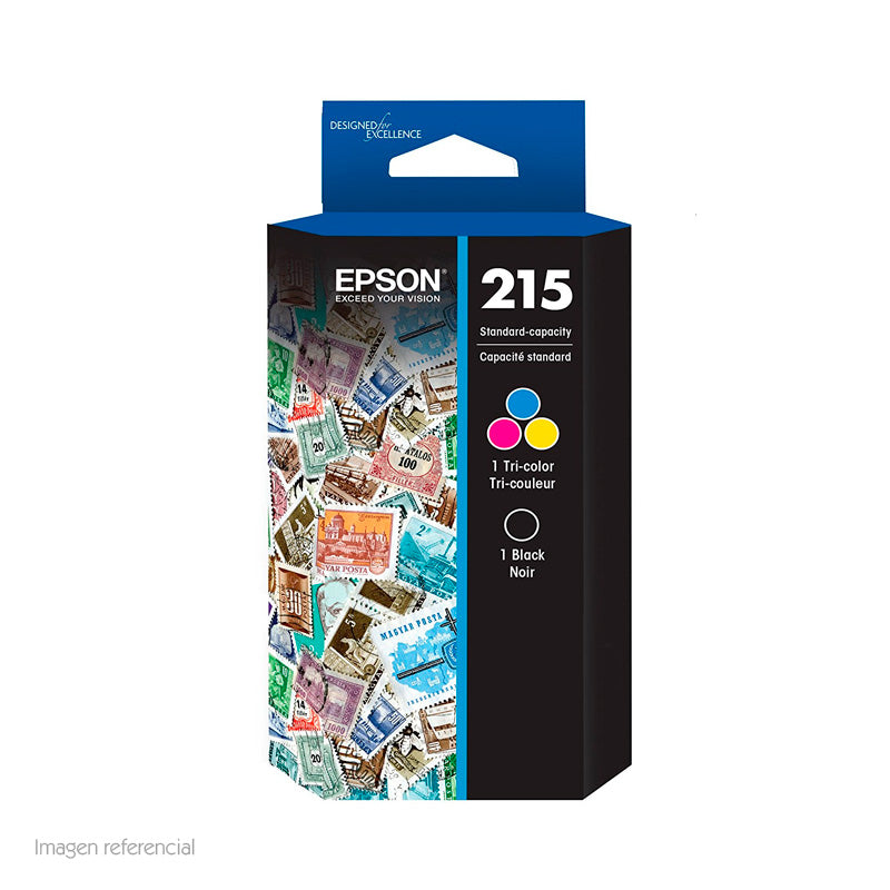 Cartucho de Tinta Epson T215520-AL Tricolor, para WorkForce WF-100