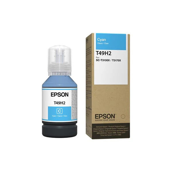 Botella de Tinta Epson T49H Cian, 140 ml (T49H200)
