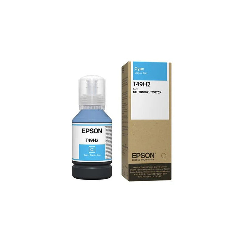 Botella de Tinta Epson T49H Cian, 140 ml (T49H200)
