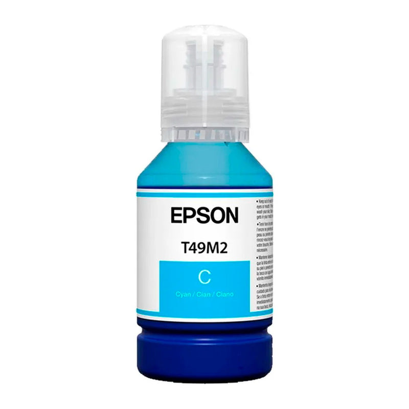 Botella de Tinta Epson T49M220 Cyan UltraChrome DS 140ml (sublimación SureColor F570)
