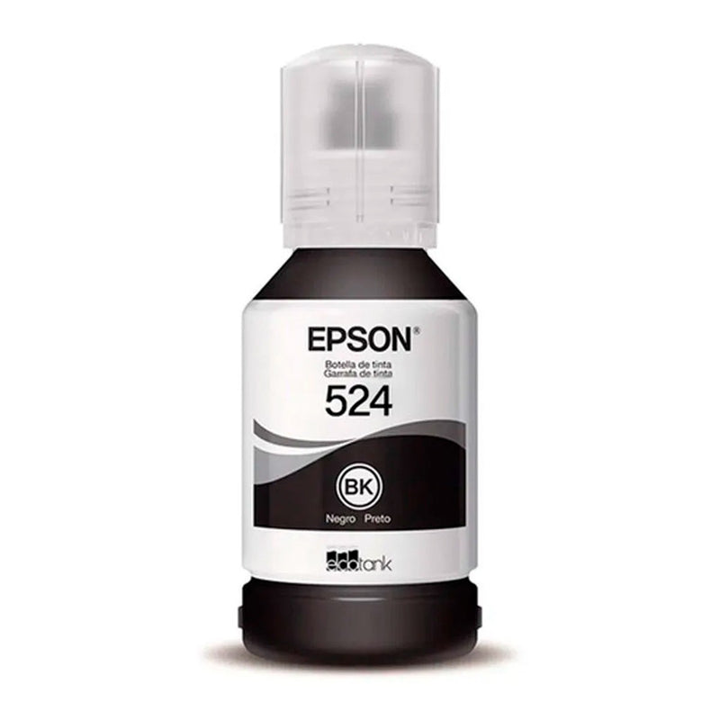 Botella de Tinta Epson T524120 Negro (EcoTank serie 524)