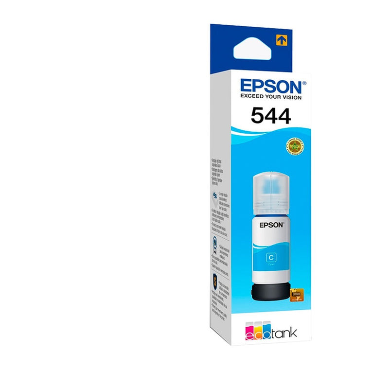Botella de Tinta Epson T544220 Cyan 65ml (EcoTank L3110/L3210/L5290 y más)