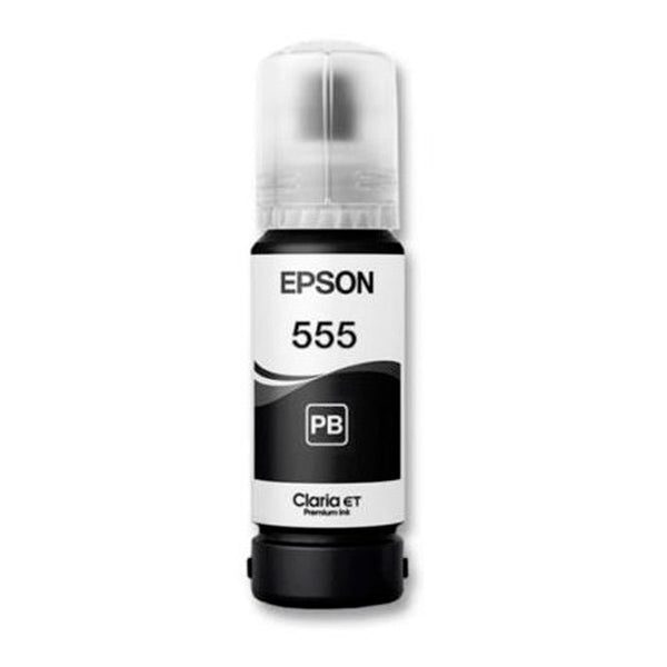 Botella de Tinta Epson T555120 Negro (EcoTank serie 555)