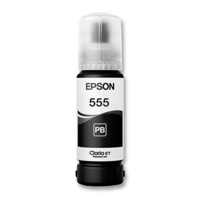 Botella de Tinta Epson T555120 Negro (EcoTank serie 555)