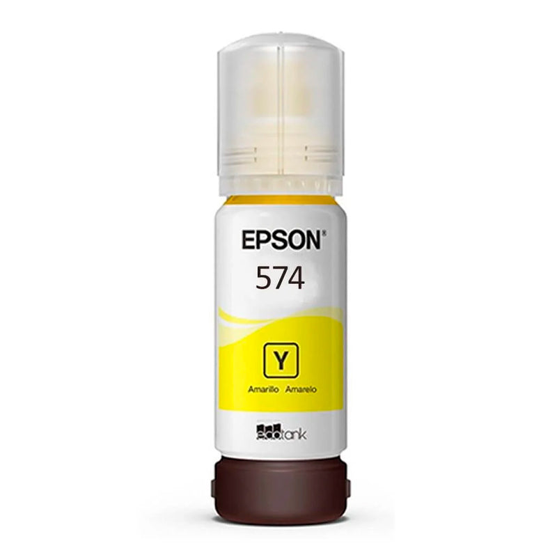 Botella de Tinta Epson T574420 Amarillo (EcoTank serie 574)