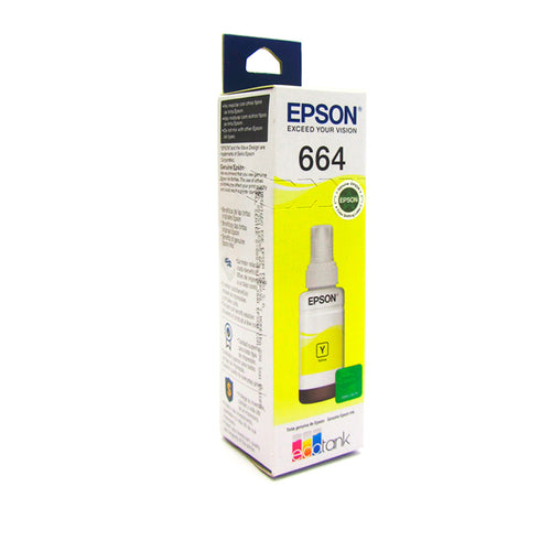 Botella de Tinta Epson T664420 Amarillo 70ml (EcoTank serie 664, L200)