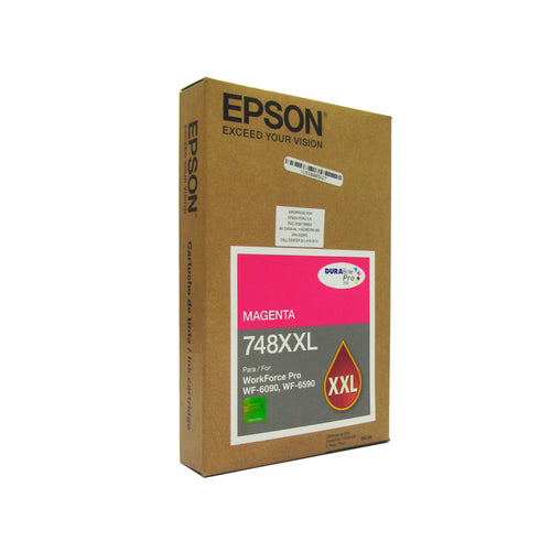 Cartucho de Tinta Epson 748XXL Magenta Extra Alta Capacidad (WorkForce Pro WF-6090/6590/8090/8590)