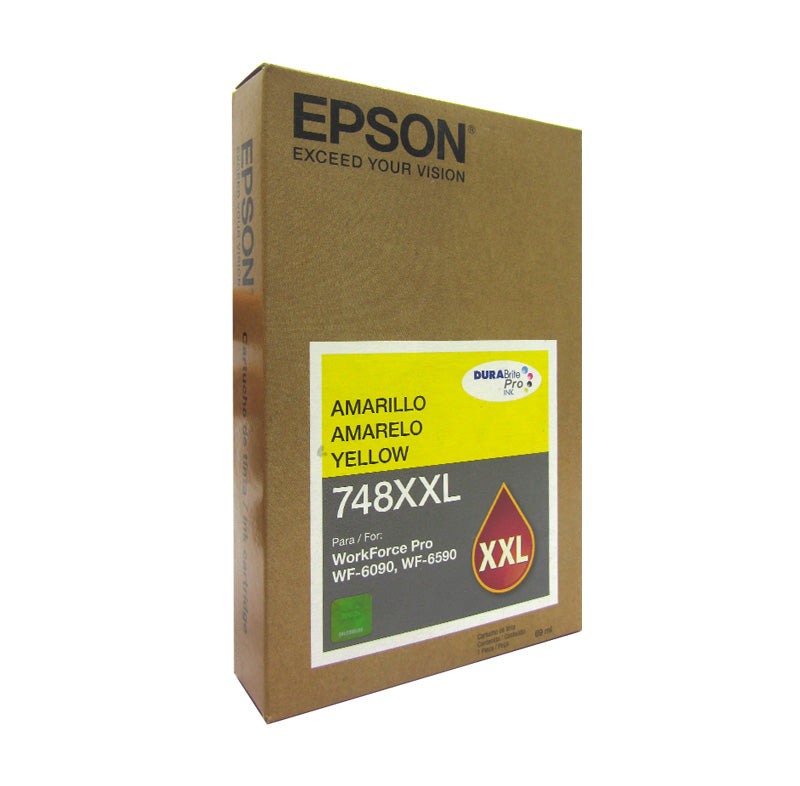 Cartucho de Tinta Epson 748 XXL Negro Capacidad Extra Alta (7000 Págs, WorkForce Pro)