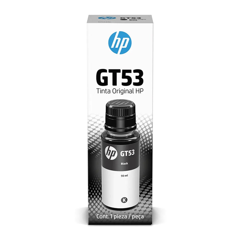 Botella de Tinta Original HP GT53 Negro 90ml (DeskJet GT / Ink Tank / Smart Tank)