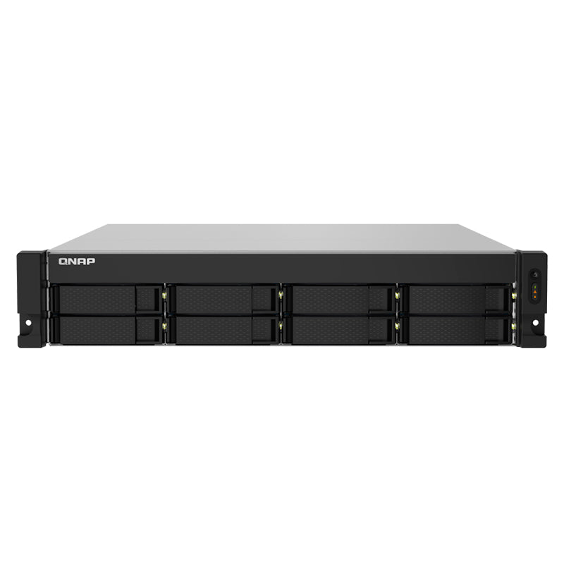 Servidor NAS Rack QNAP TS-832PXU-RP-4G 8 Bahías ARM Quad-Core 4GB (10GbE SFP+, Fuente Redundante)